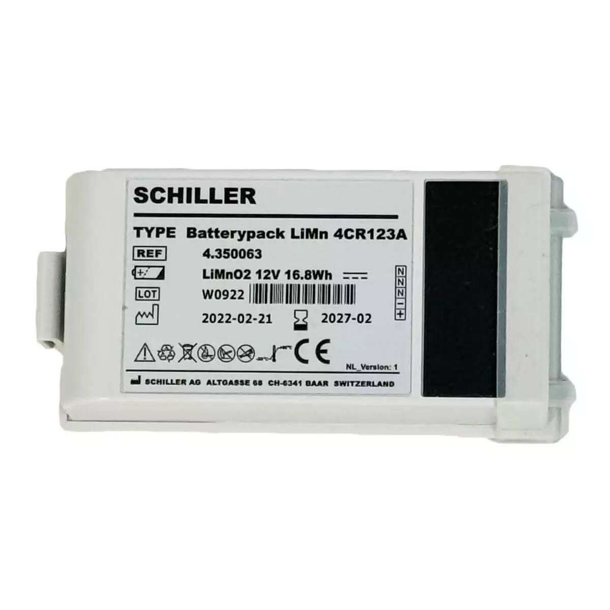 Batterij voor de FRED easyport plus Batterij voor de FRED easyport plus