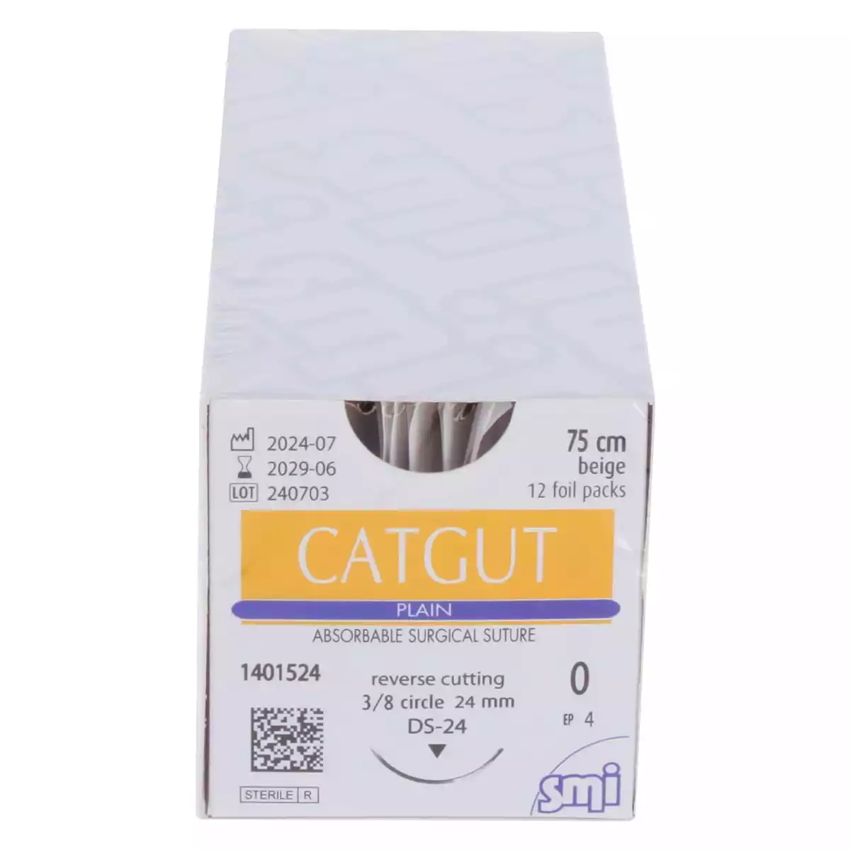  Fil de suture Catgut Plain pour chirurgie vétérinaire
