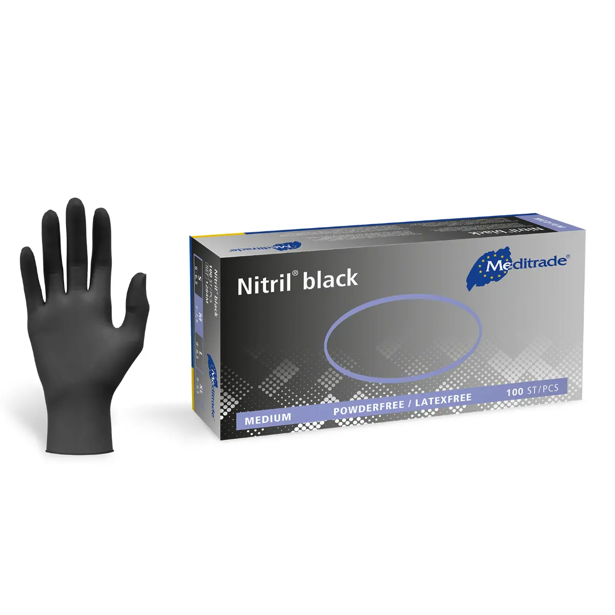  Nitril Zwarte Handschoenen