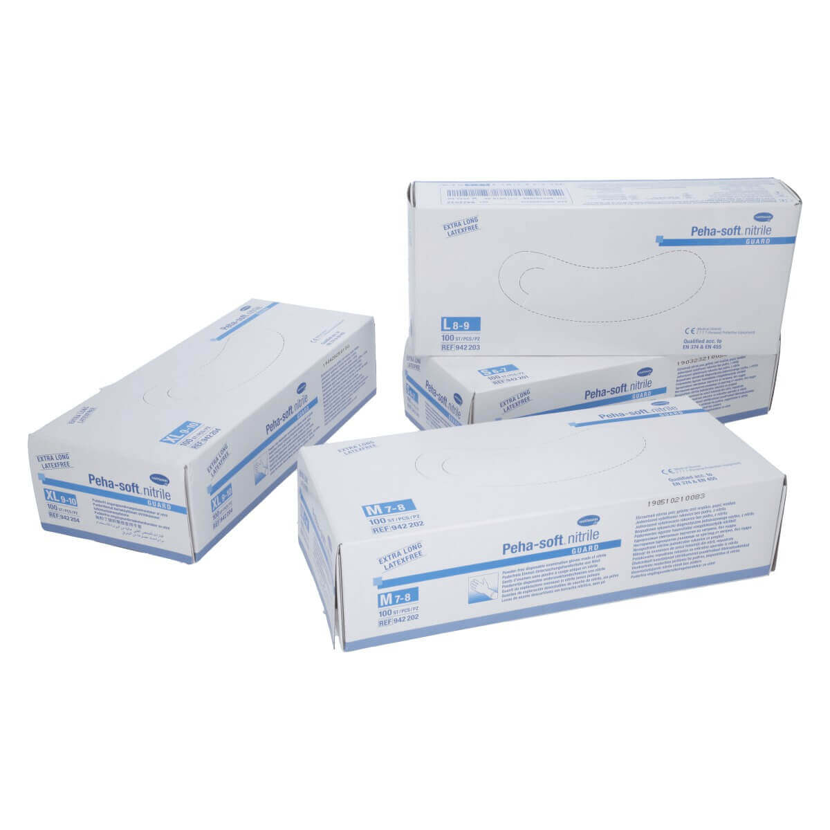 Gants d’examen Peha-soft nitrile guard  Gants d’examen Peha-soft nitrile guard