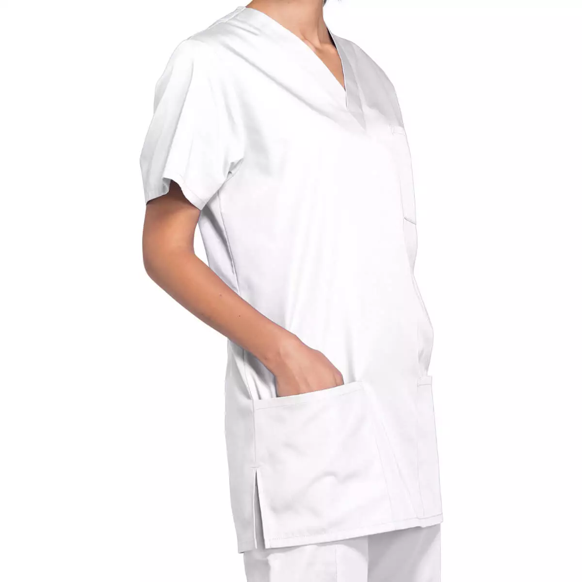  Blouse médicale unisexe avec 3 poches Workwear Originals