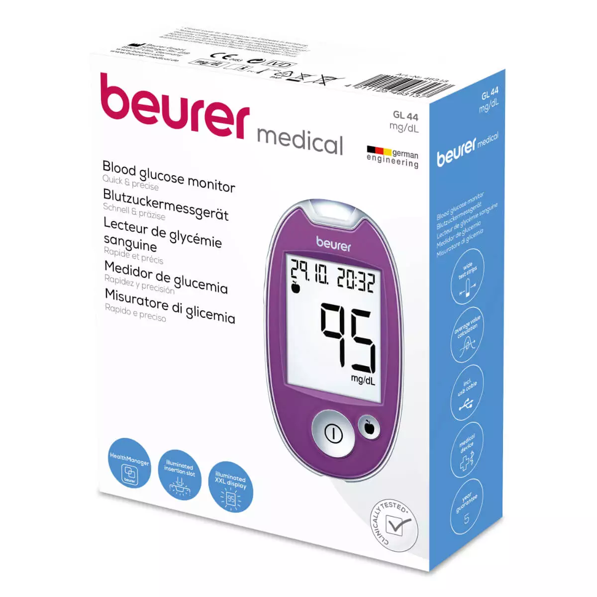  GL 44 Bloedglucosemeter