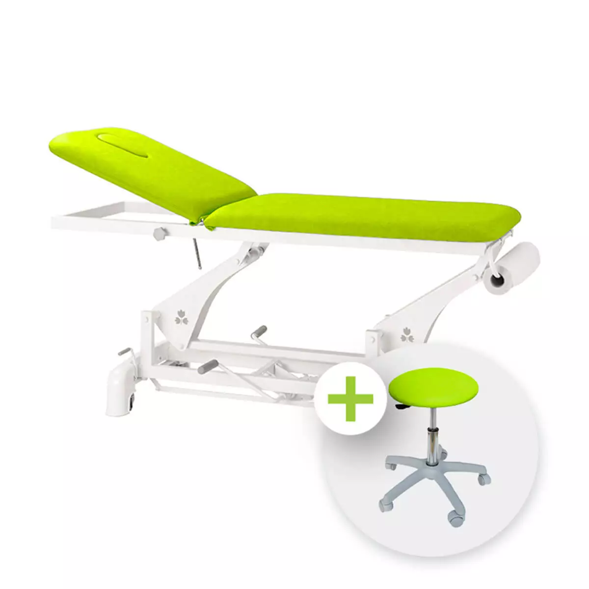  In hoogte verstelbare behandelbank