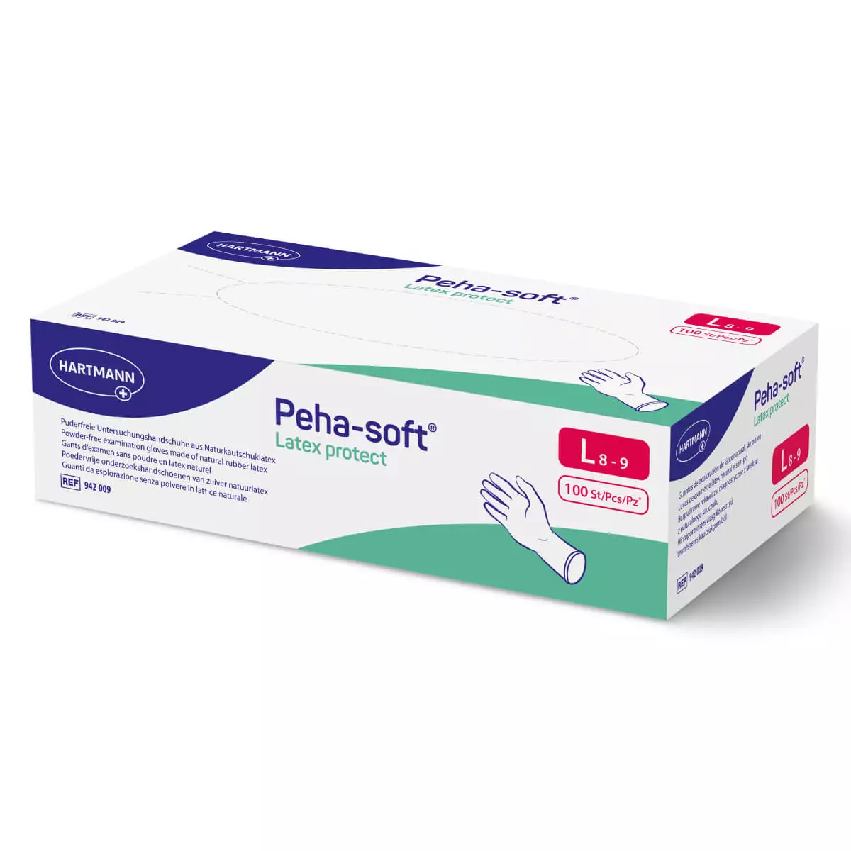  Peha-soft latex protect onderzoekshandschoenen