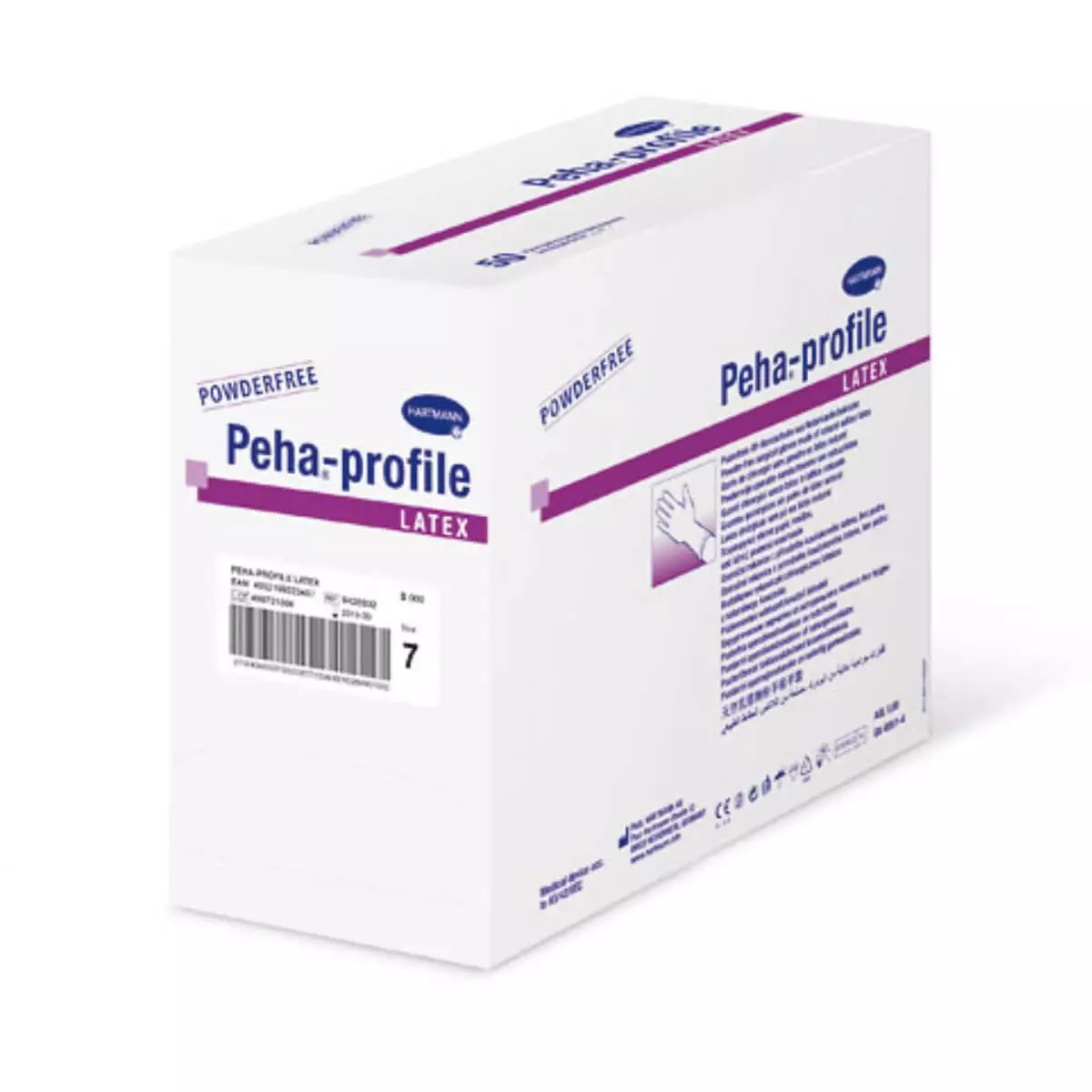  Peha®-profiel latex chirurgische wegwerphandschoen