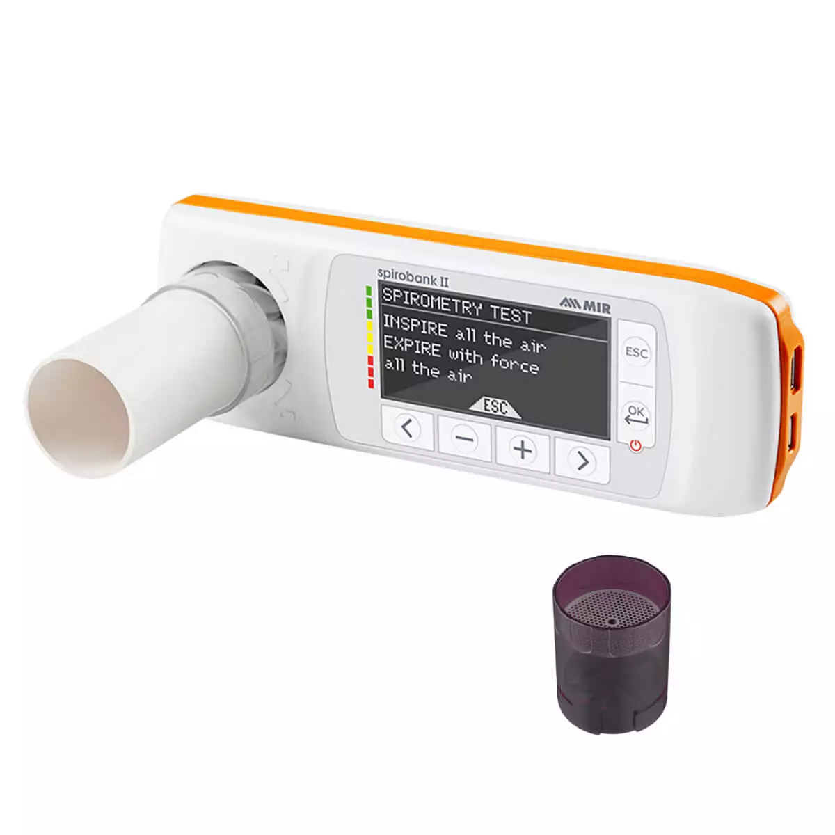 MIR Spirobank II SMART Spirometer met Pulsoximetrie MIR Spirobank II SMART Spirometer met Pulsoximetrie