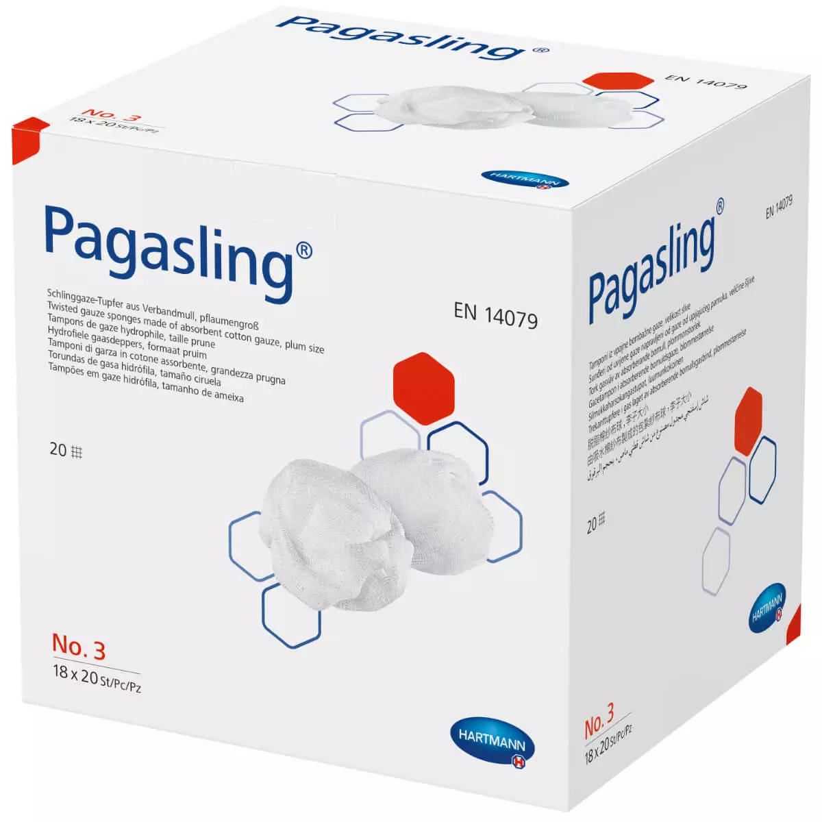  Pagasling steriele loop gauze swabs