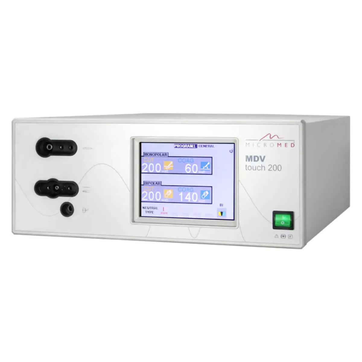 MIV touch 200 HF-elektrochirurgisch apparaat MIV touch 200 HF-elektrochirurgisch apparaat