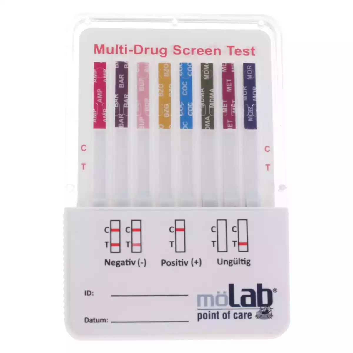  Test rapide de dépistage de drogues OneSecond Multi-Dip