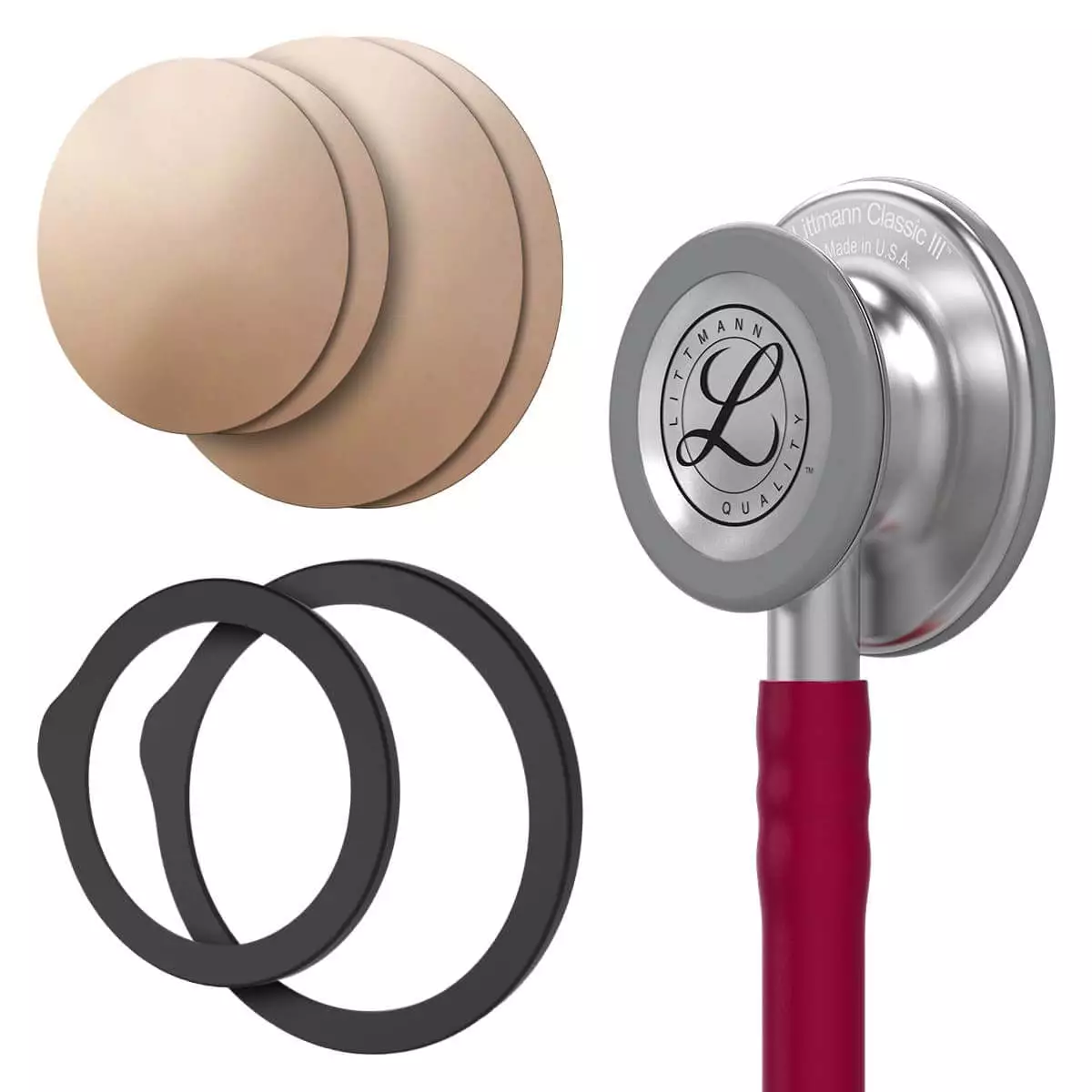  Kit économique : Stéthoscope Littmann® Classic III™ + Membrane en cuivre « Drums »