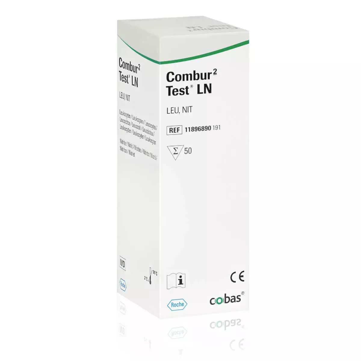  Bandelettes de test urinaire Combur