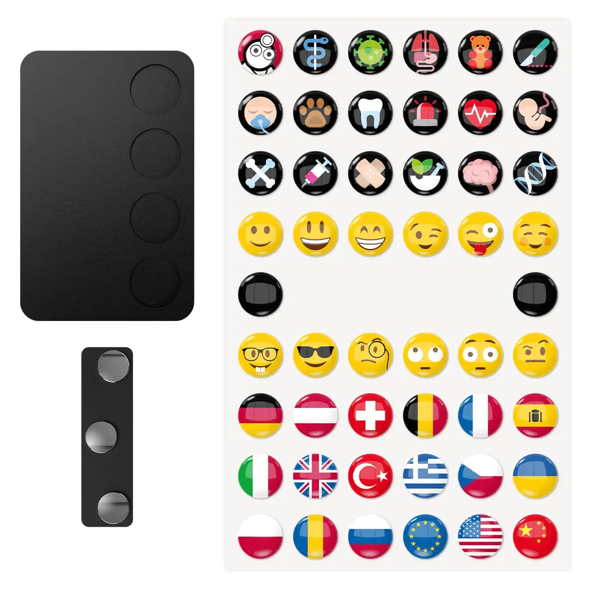  Magnetisch naamplaatje "DocTag"
