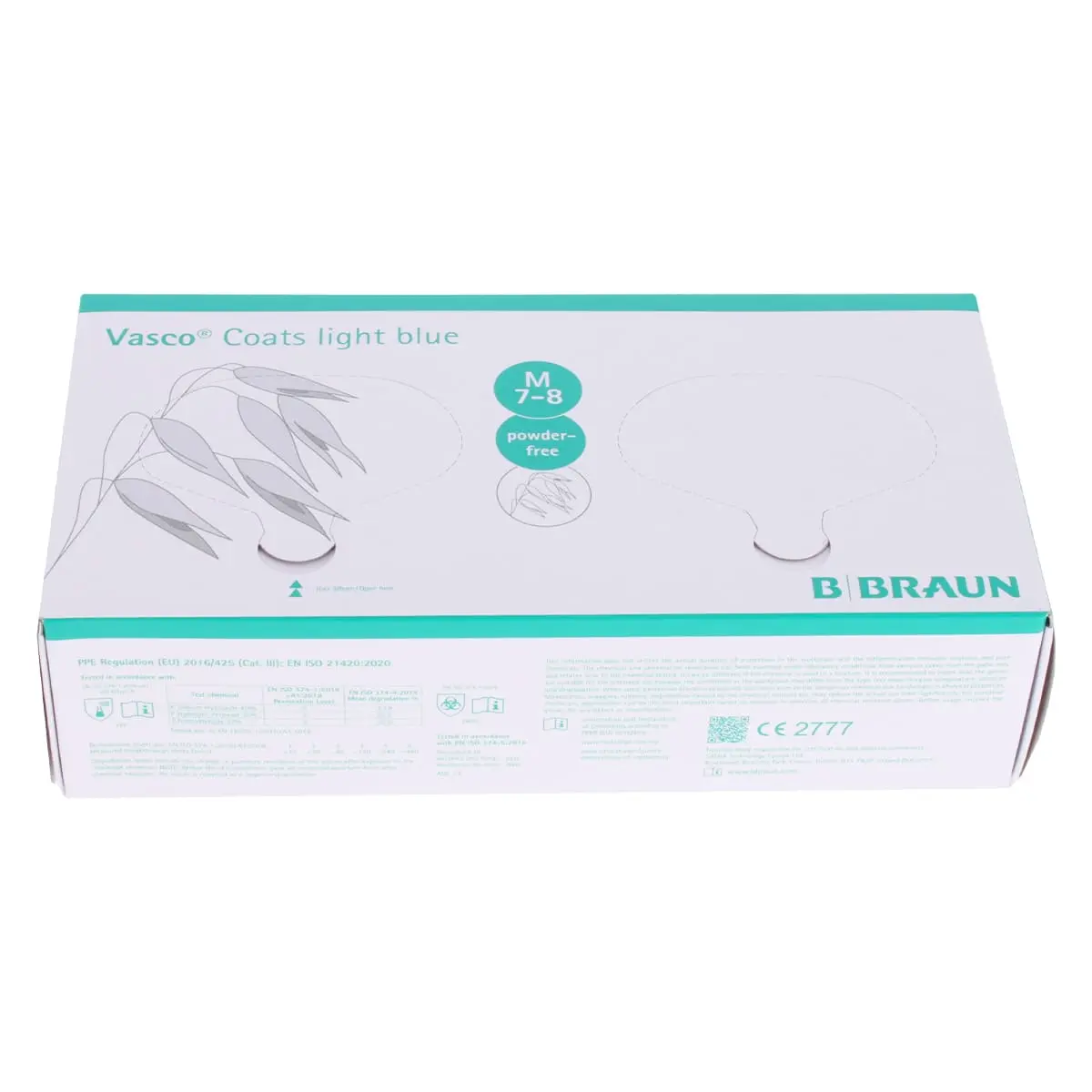 Gants d’examen en nitrile Vasco Coats light blue Gants d’examen en nitrile Vasco Coats light blue