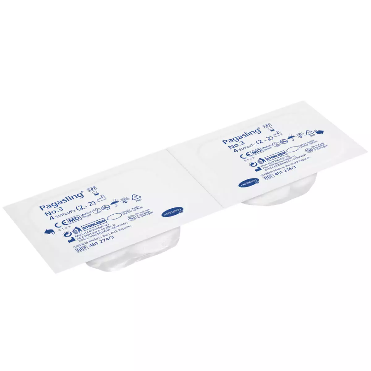  Pagasling steriele loop gauze swabs