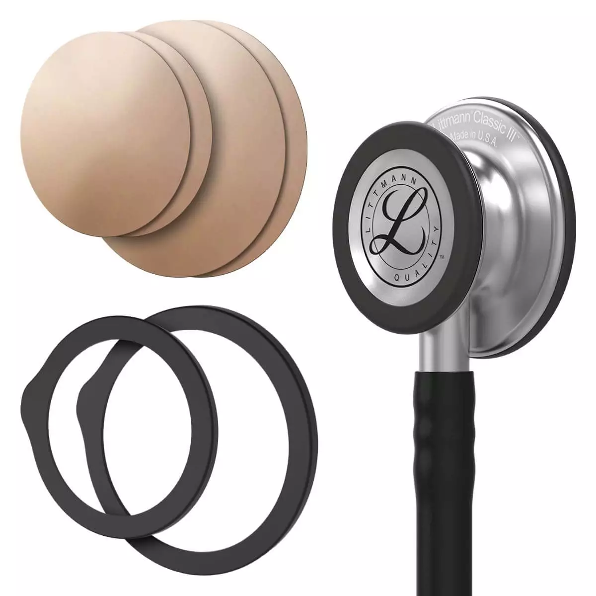 Kit économique : Stéthoscope Littmann® Classic III™ + Membrane en cuivre « Drums » Kit économique : Stéthoscope Littmann® Classic III™ + Membrane en cuivre « Drums »