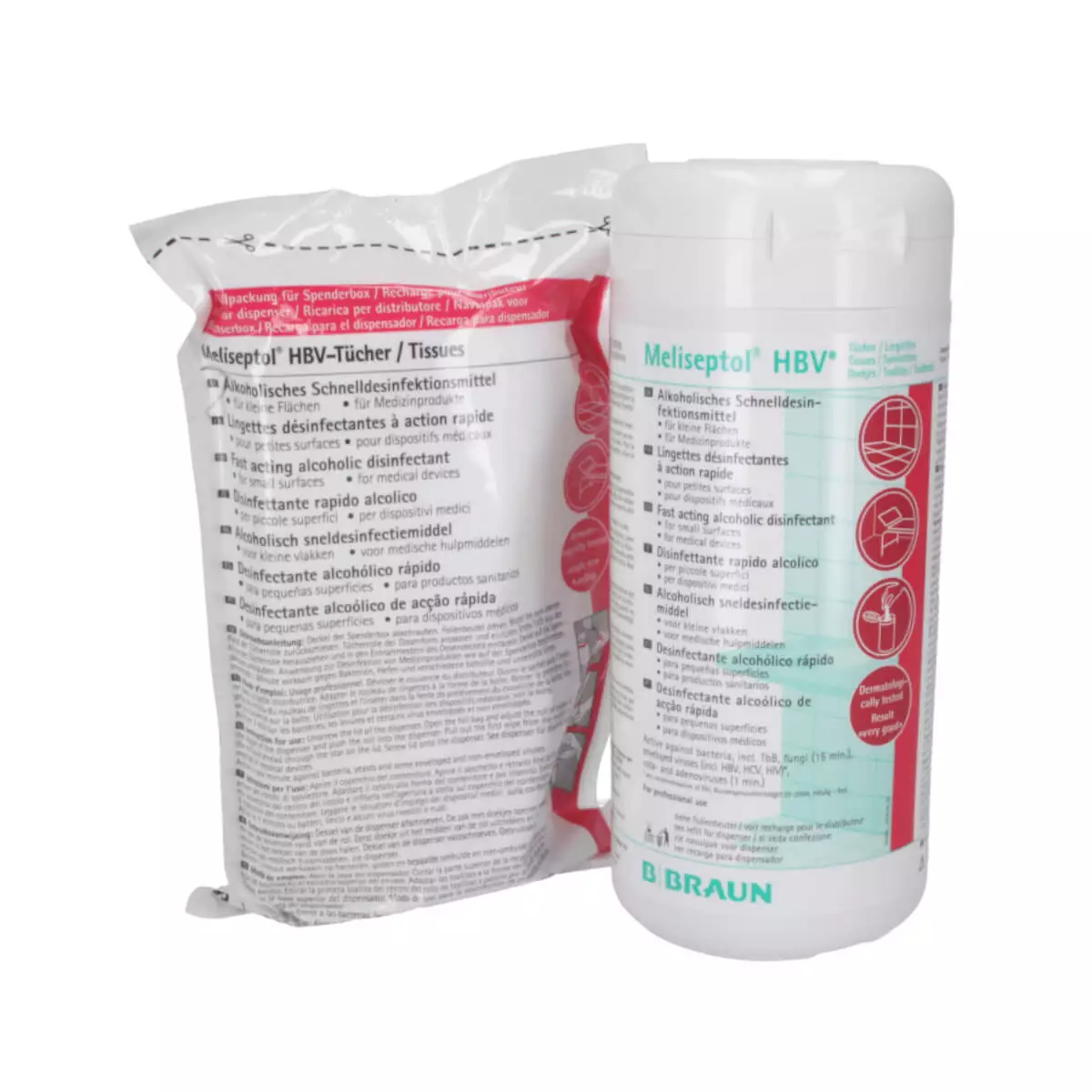  Lingettes désinfectantes Meliseptol HBV