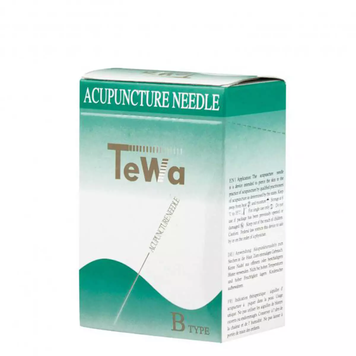  Aiguilles d’acupuncture sans tube guide