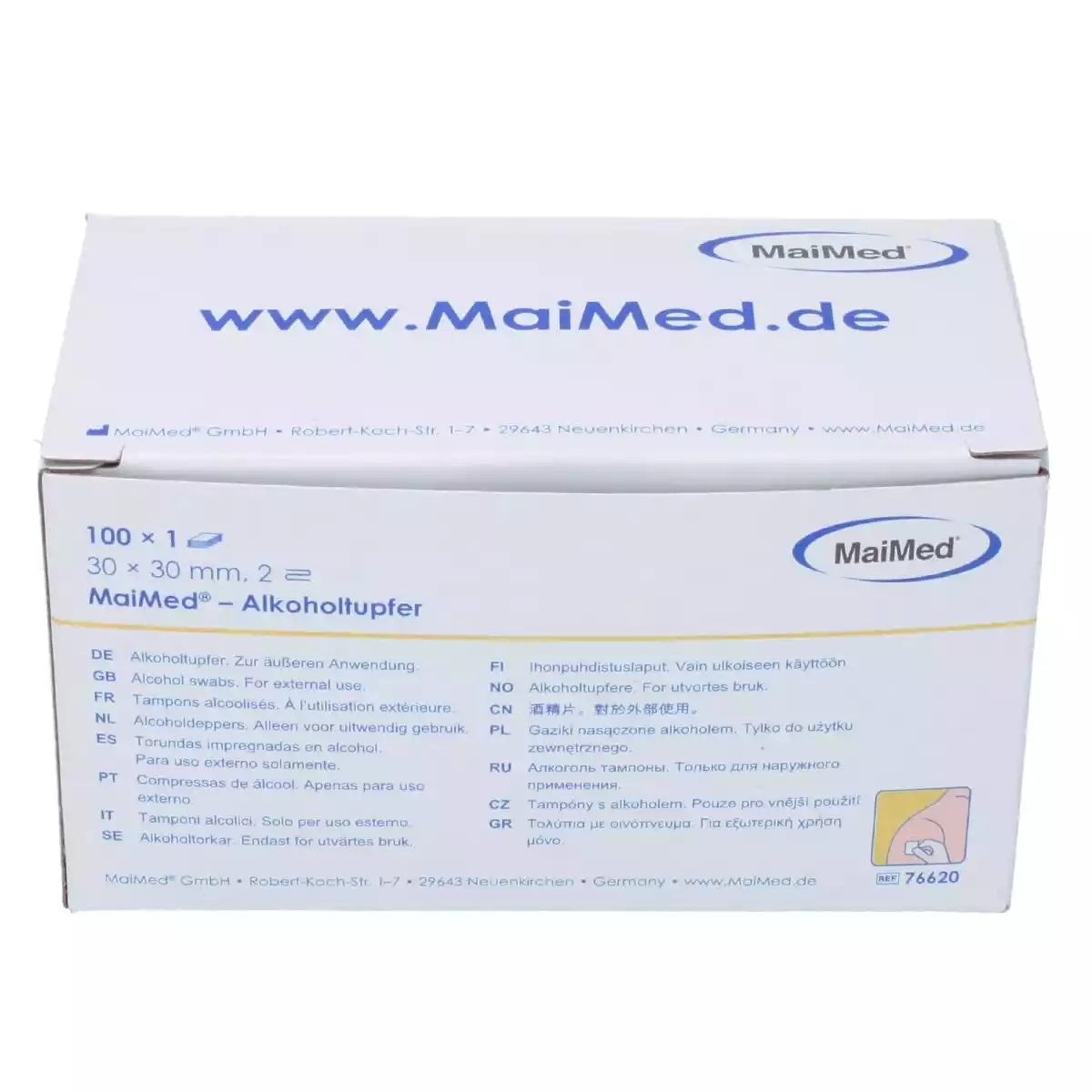  Tampons d'alcool