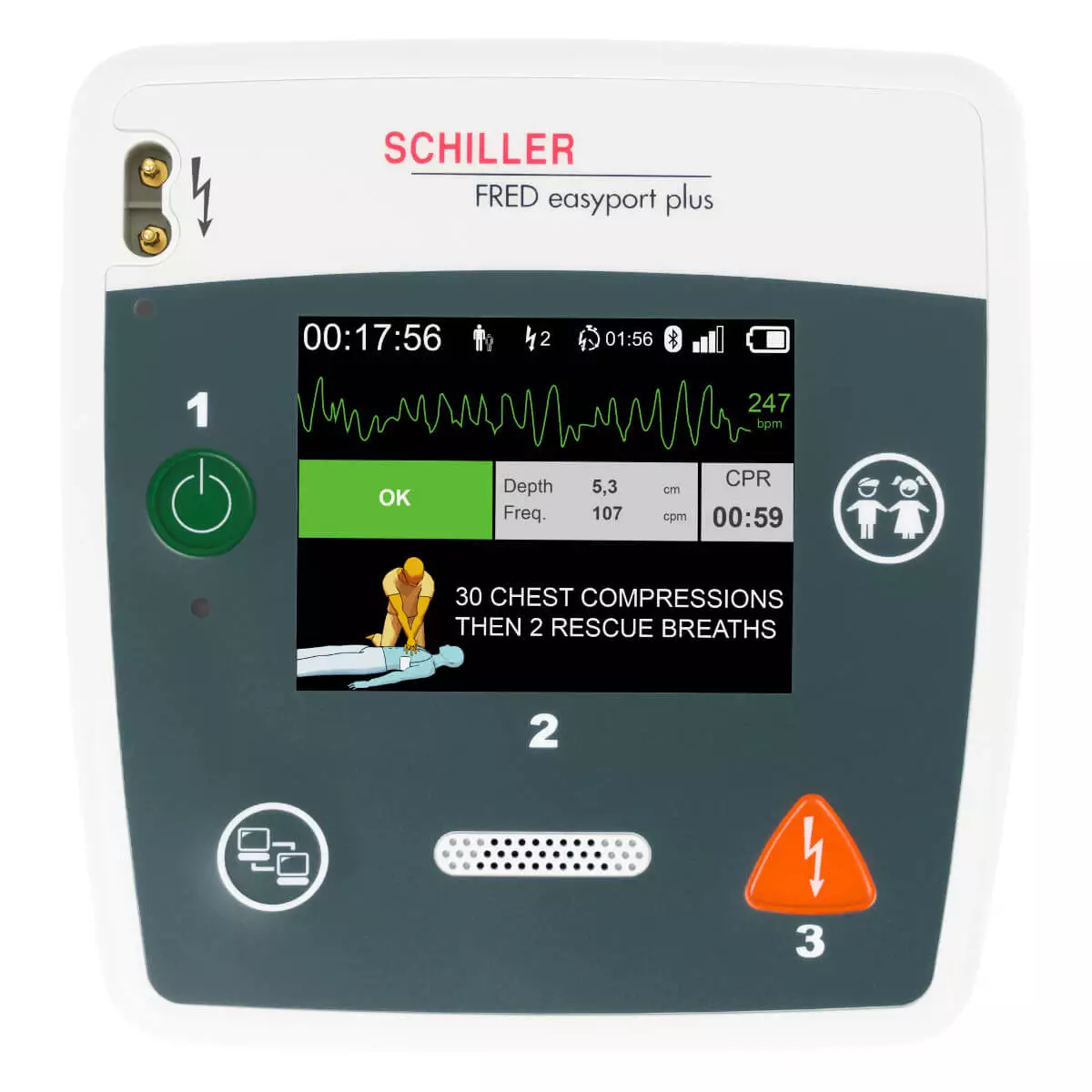  FRED easyport plus FIRST defibrillator