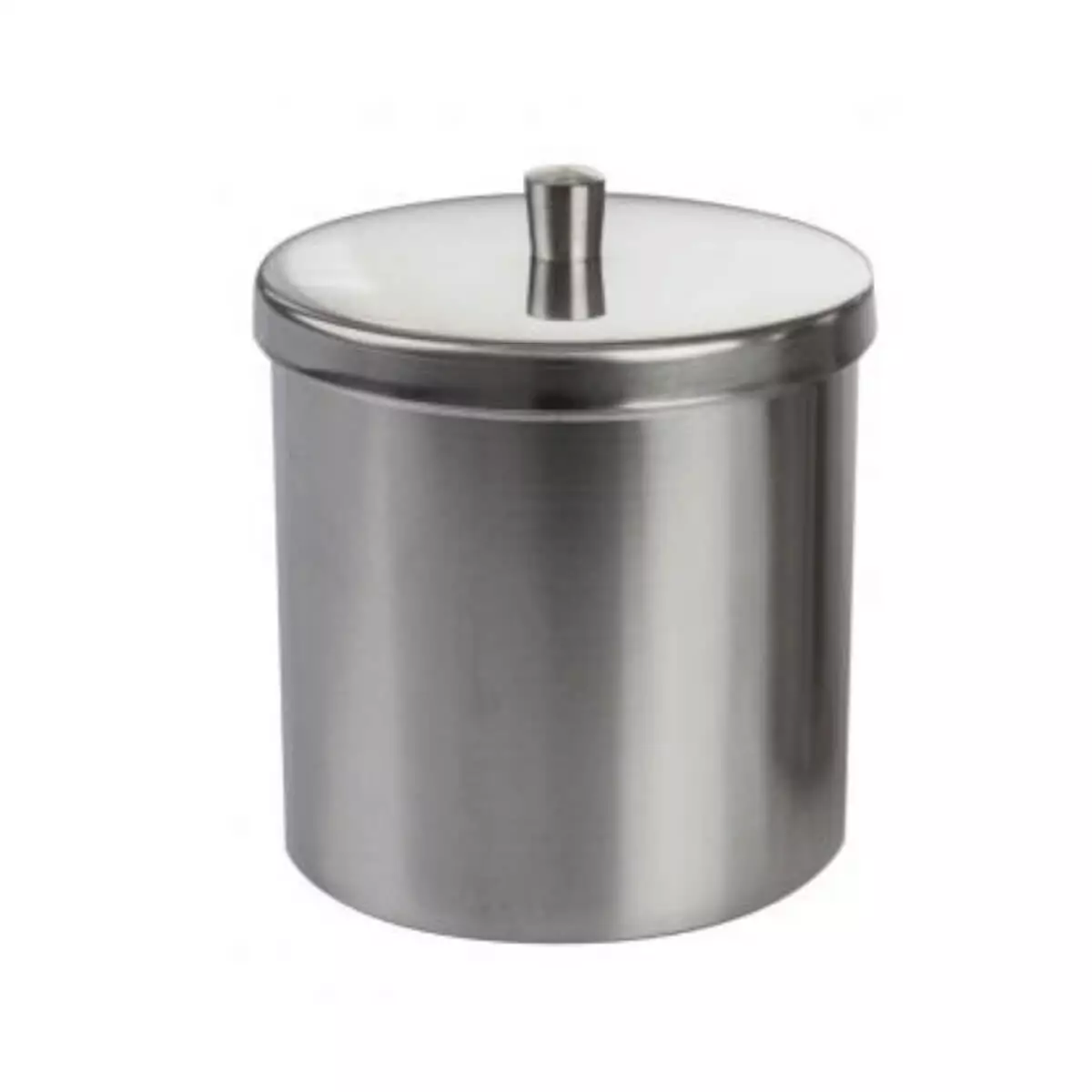 Wattencontainer met knopdeksel  Wattencontainer met knopdeksel