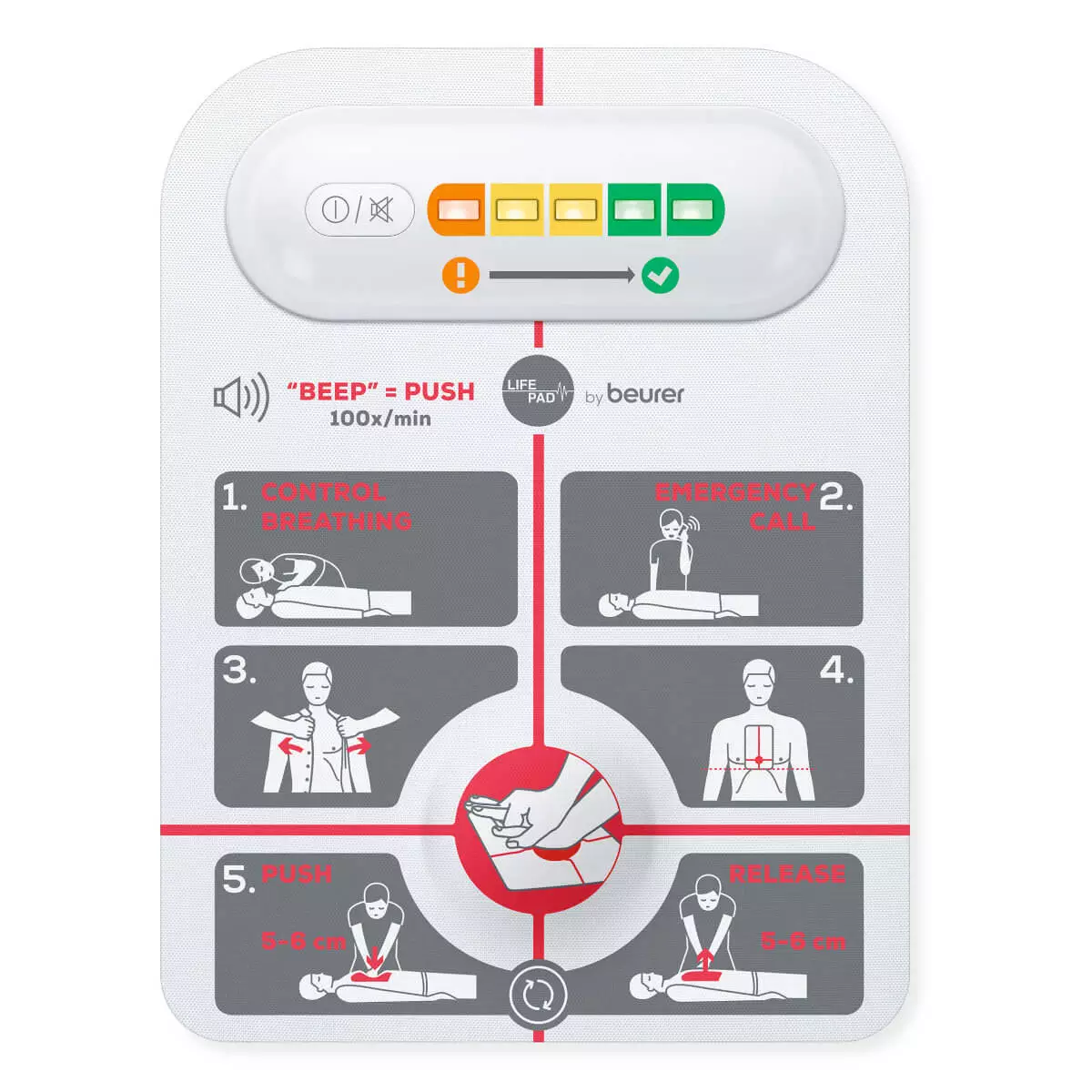  Lifepad van Beurer – Reanimationshilfe