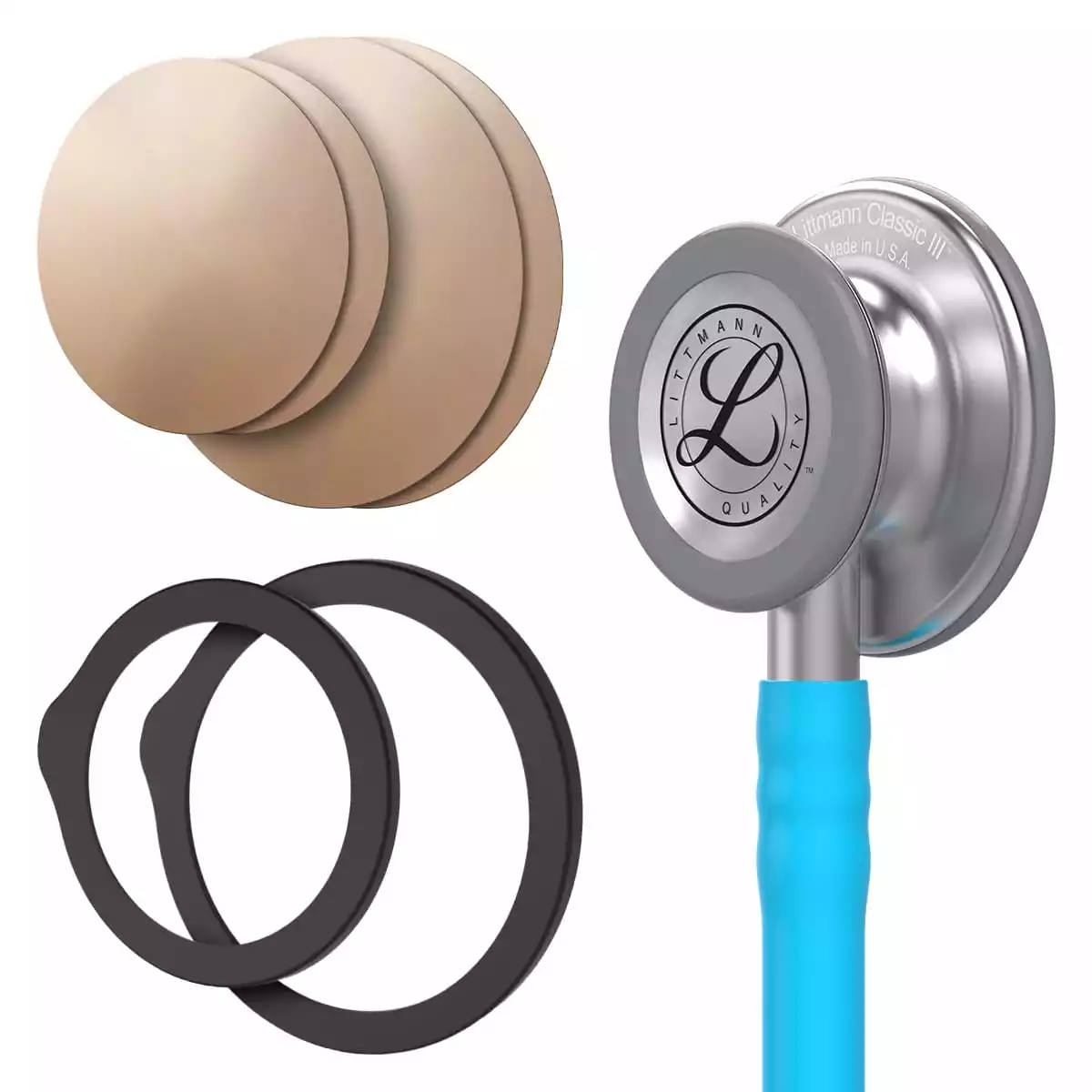 Voordeelpakket: Littmann® Classic III™ stethoscoop + antimicrobieel kopermembraan "Drums" Voordeelpakket: Littmann® Classic III™ stethoscoop + antimicrobieel kopermembraan "Drums"