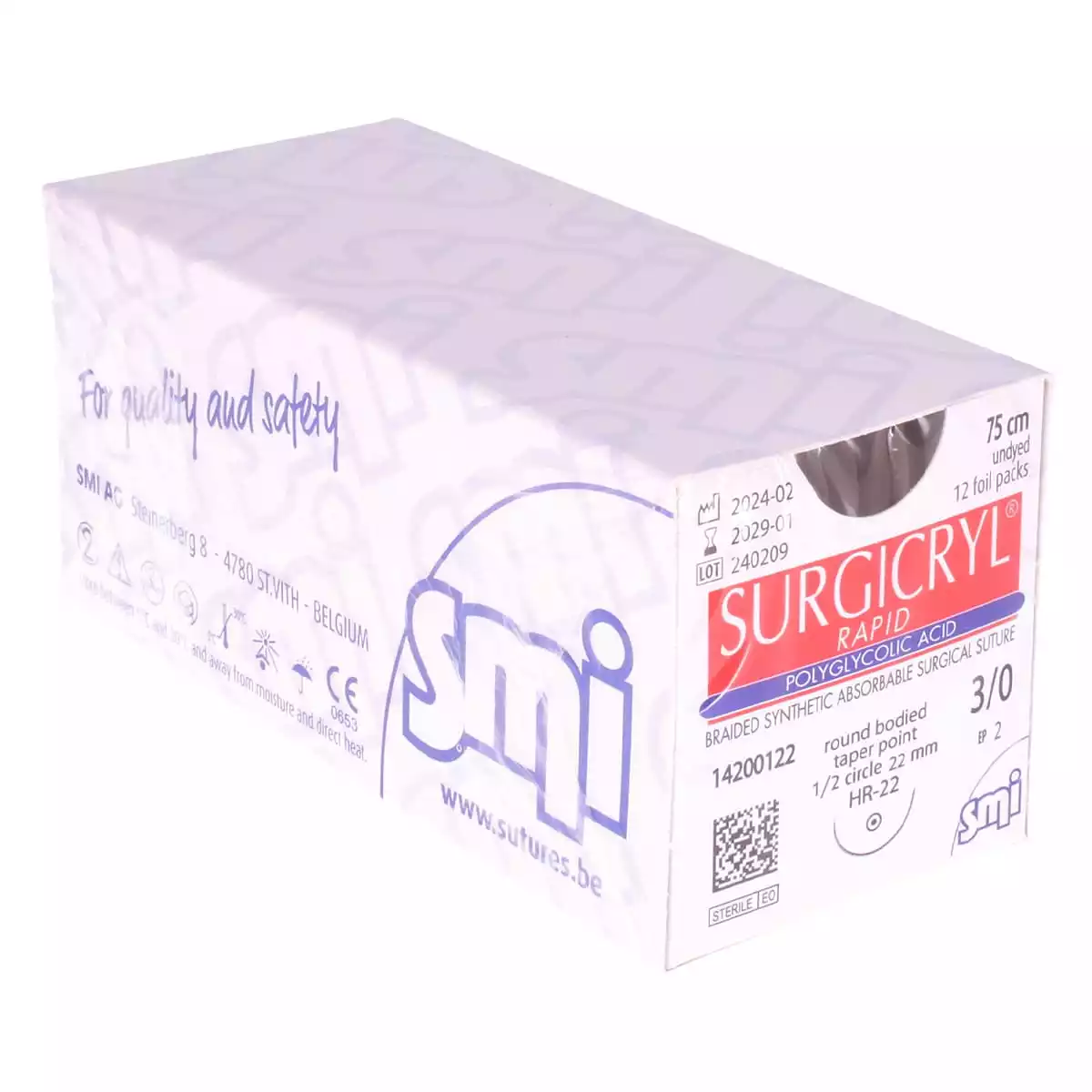  Matériel de suture Surgicryl Rapid