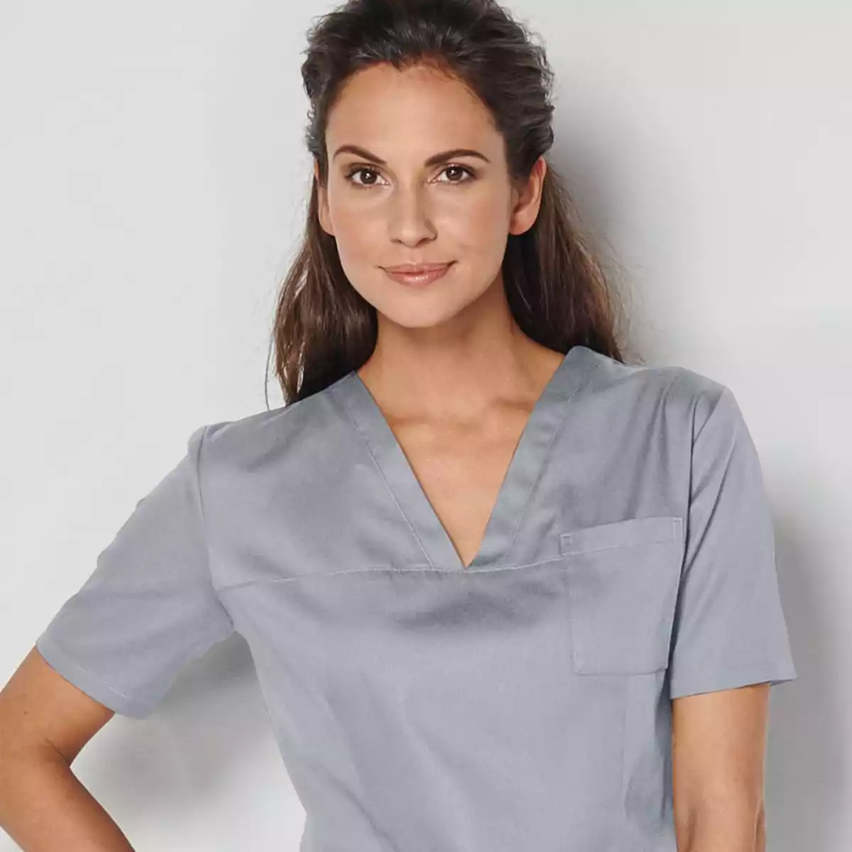 Slip-on tuniek Roma met V-hals voor dames Slip-on tuniek Roma met V-hals voor dames