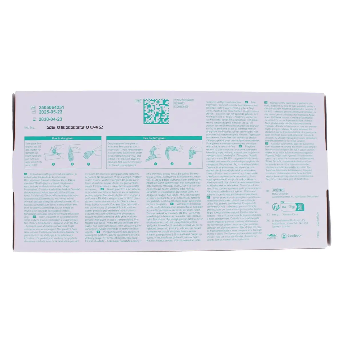 Gants d’examen en nitrile Vasco Coats light blue Gants d’examen en nitrile Vasco Coats light blue