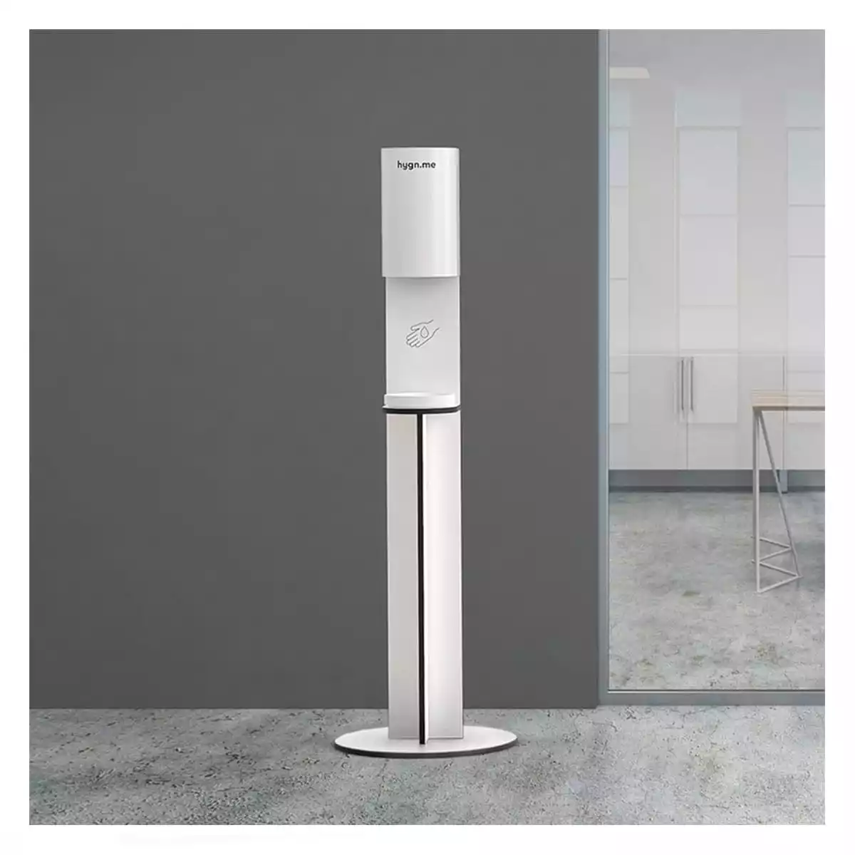  Station 3 column distributeur de désinfectant