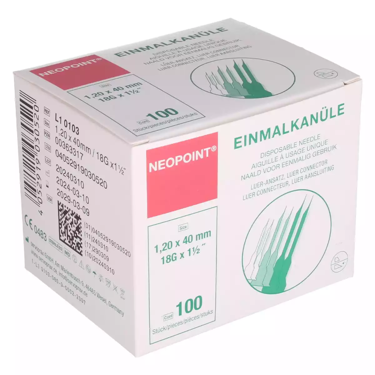  Neopoint canule speciale maat