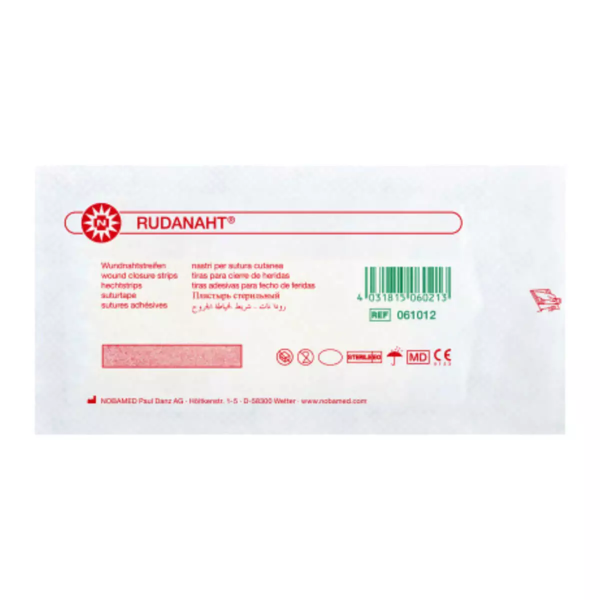  RUDANAHT steriele hechtstrips
