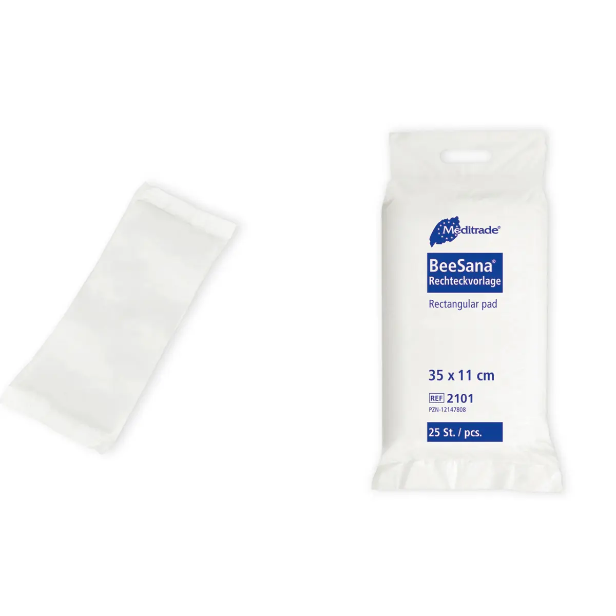 BeeSana rechthoekige pads BeeSana rechthoekige pads