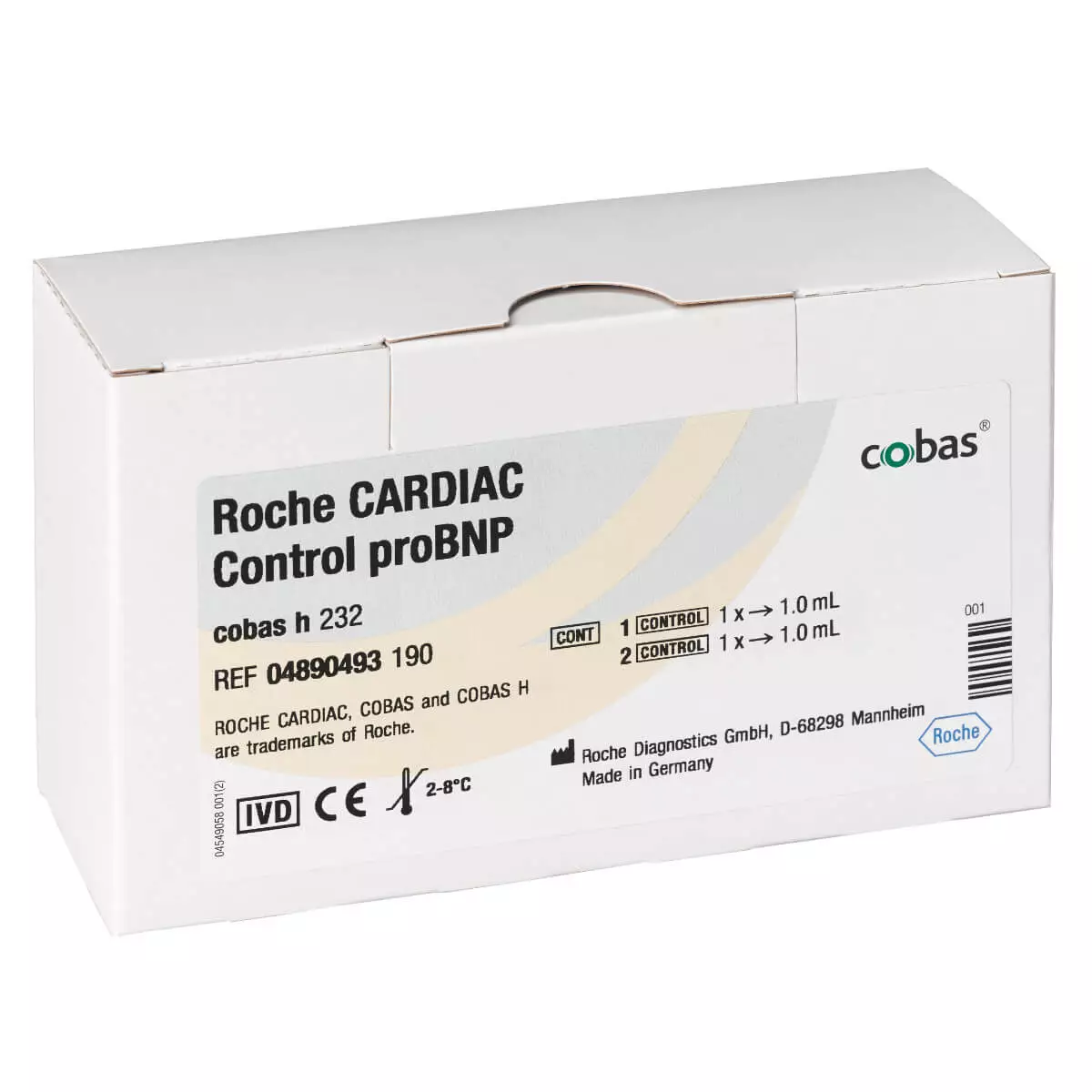  CARDIAC Controle voor cobas h 232