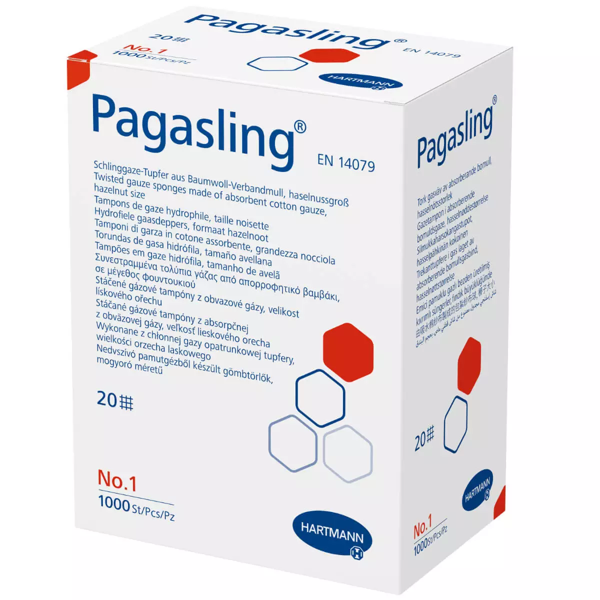  Pagasling niet-steriele lusgaaskompressen