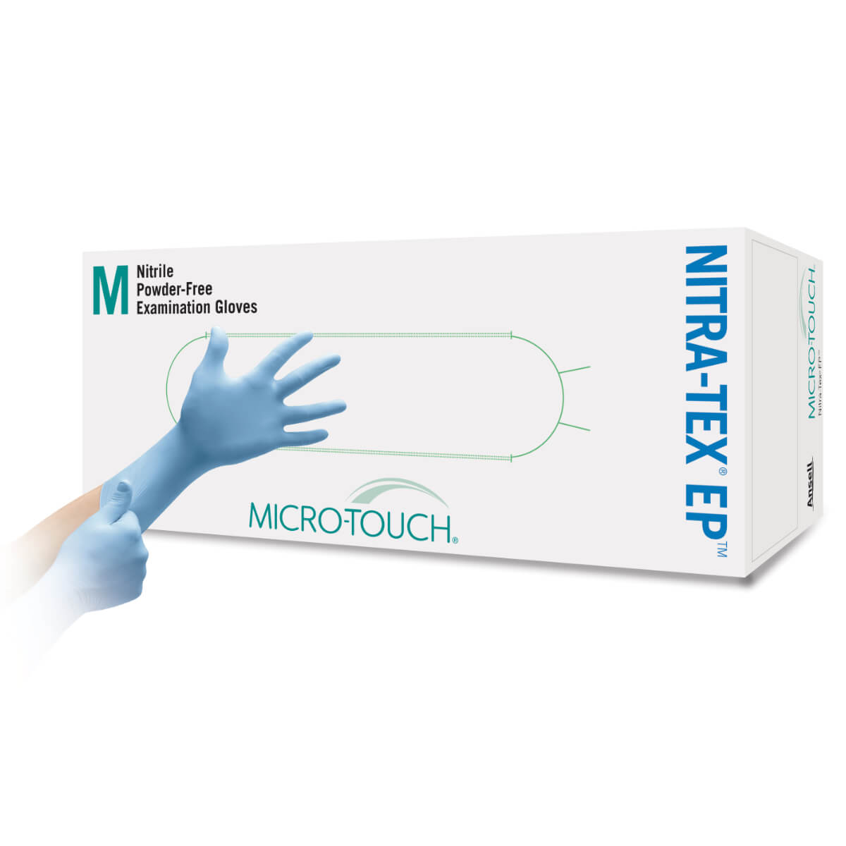 Gants d’examen MICRO-TOUCH NITRA-TEX E.P.  Gants d’examen MICRO-TOUCH NITRA-TEX E.P.
