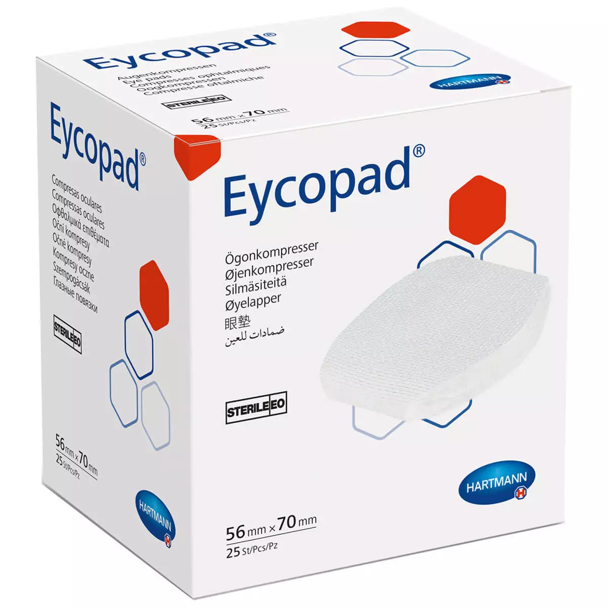  Compresses ophtalmiques Eycopad