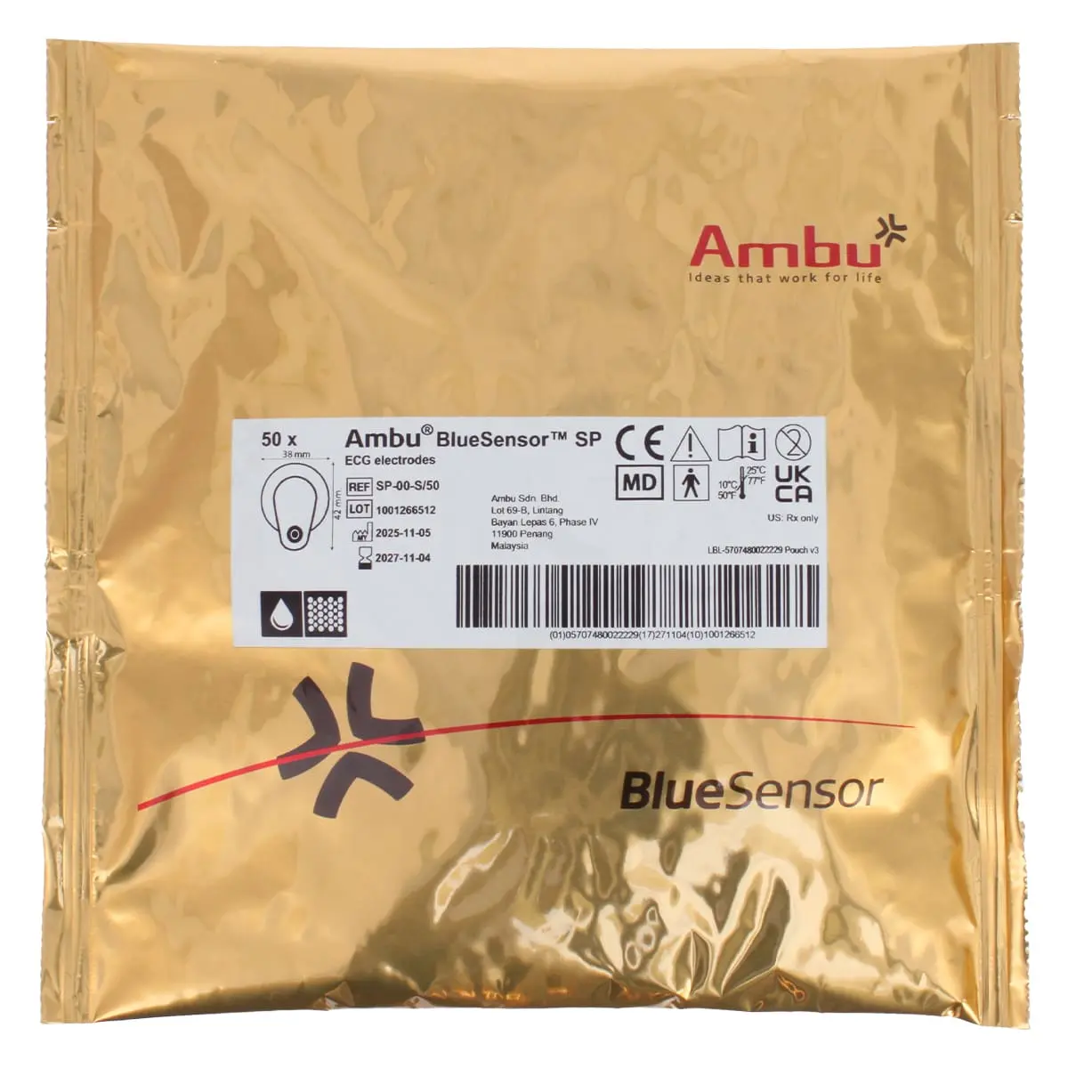 BlueSensor SP-00-S/50 wegwerp-ECG-elektroden BlueSensor SP-00-S/50 wegwerp-ECG-elektroden