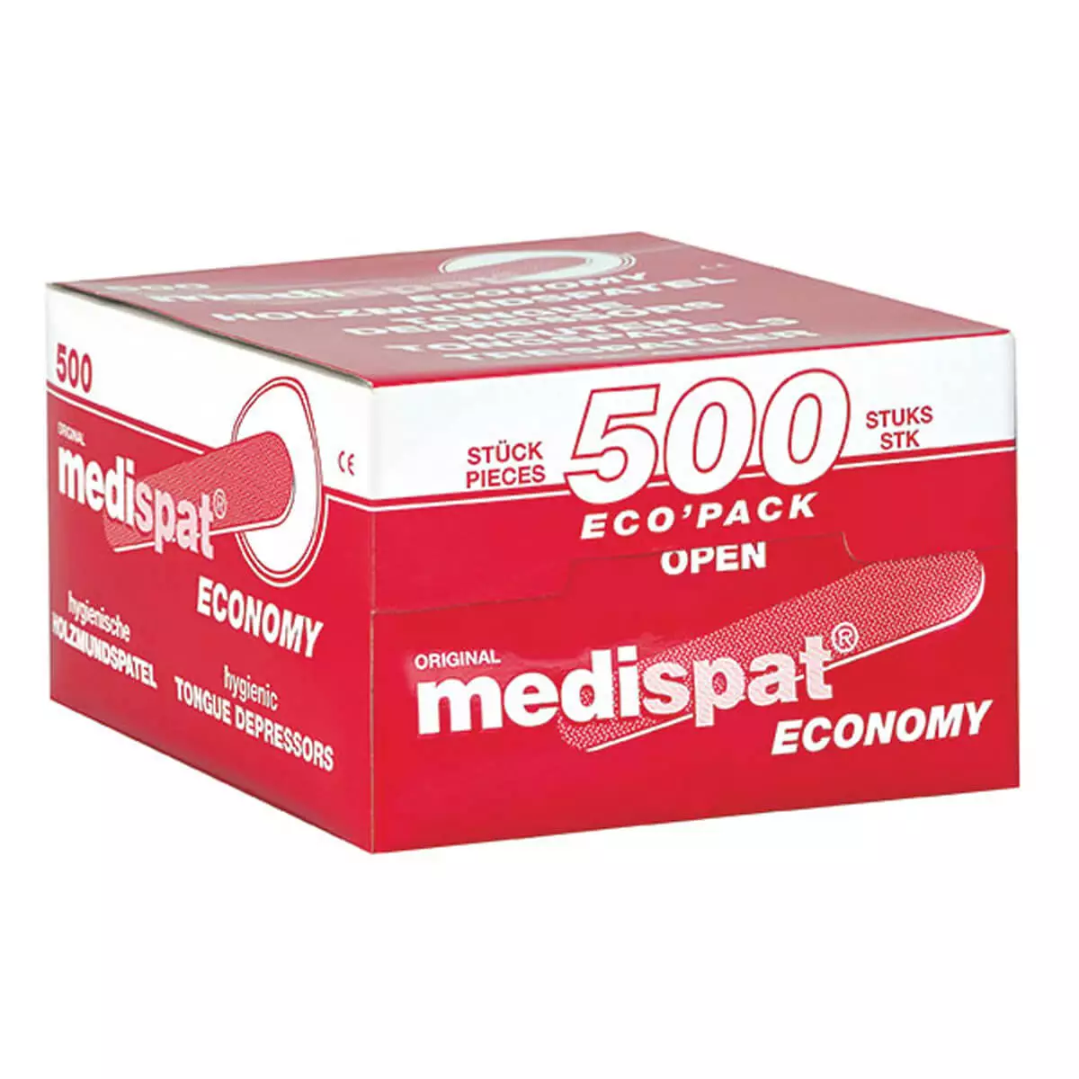  Medispat houten mond spatel