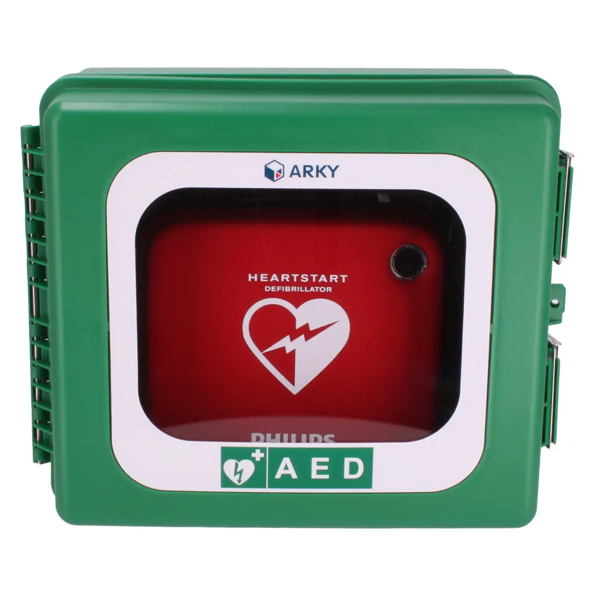 AED-kast voor buiten met alarm AED-kast voor buiten met alarm