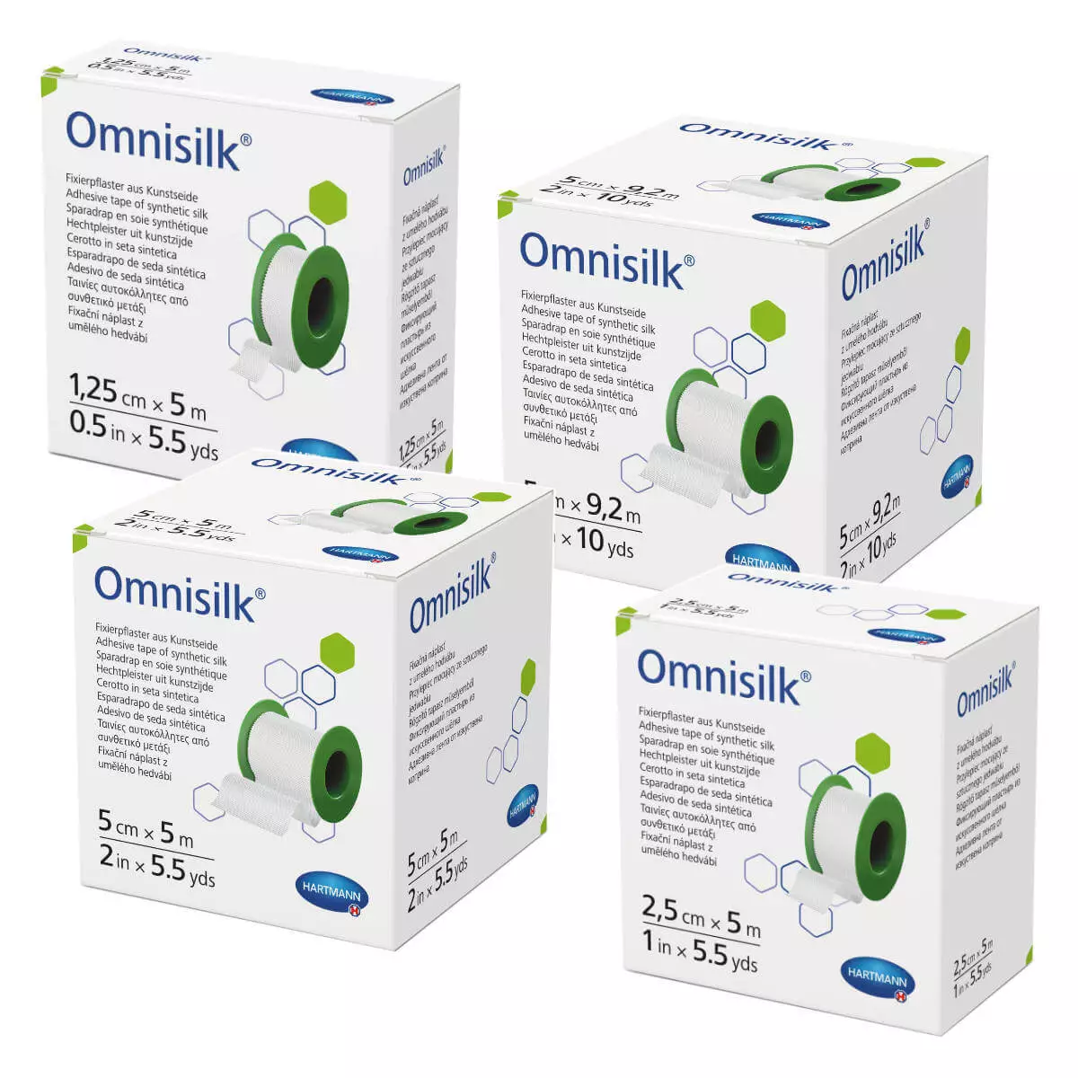  Sparadrap en soie synthétique Omnisilk
