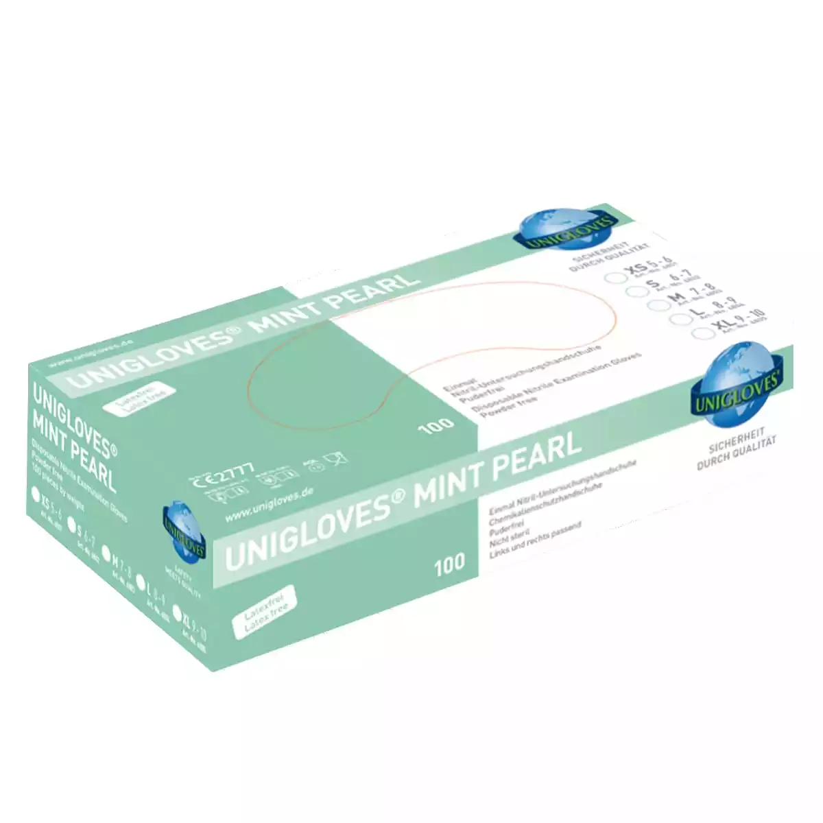  Pearl Poedervrije Nitril Handschoenen
