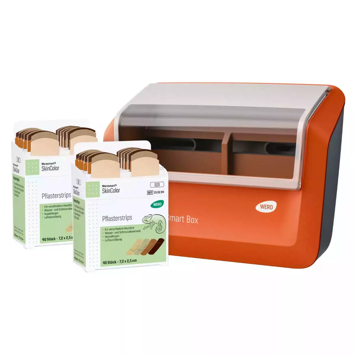 Smart Box pleisterdispenser, gevuld Smart Box pleisterdispenser, gevuld