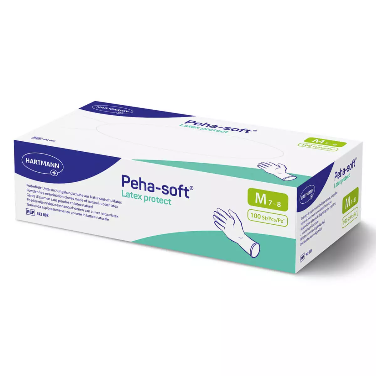  Peha-soft latex protect onderzoekshandschoenen