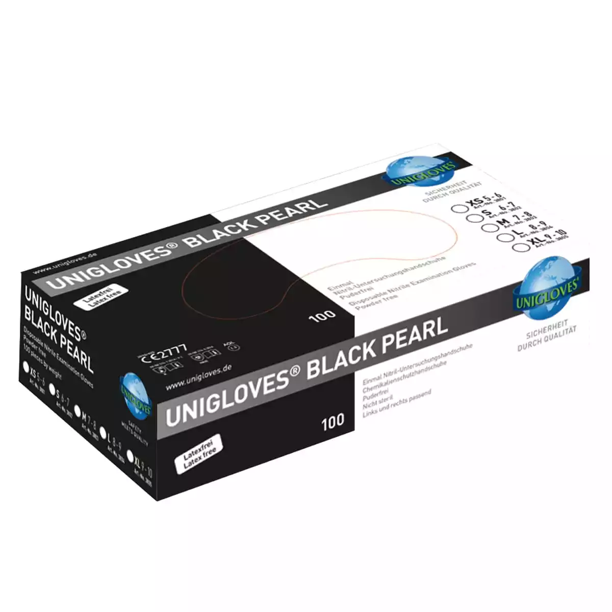  Gants en nitrile non poudrés Pearl