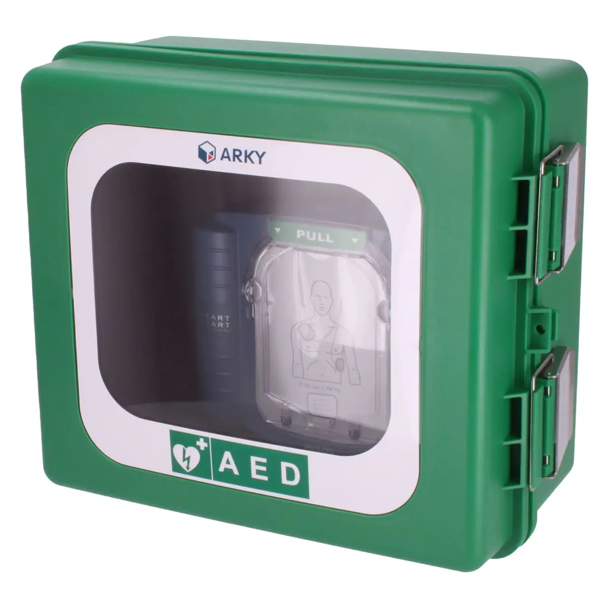 AED-kast voor buiten met alarm AED-kast voor buiten met alarm