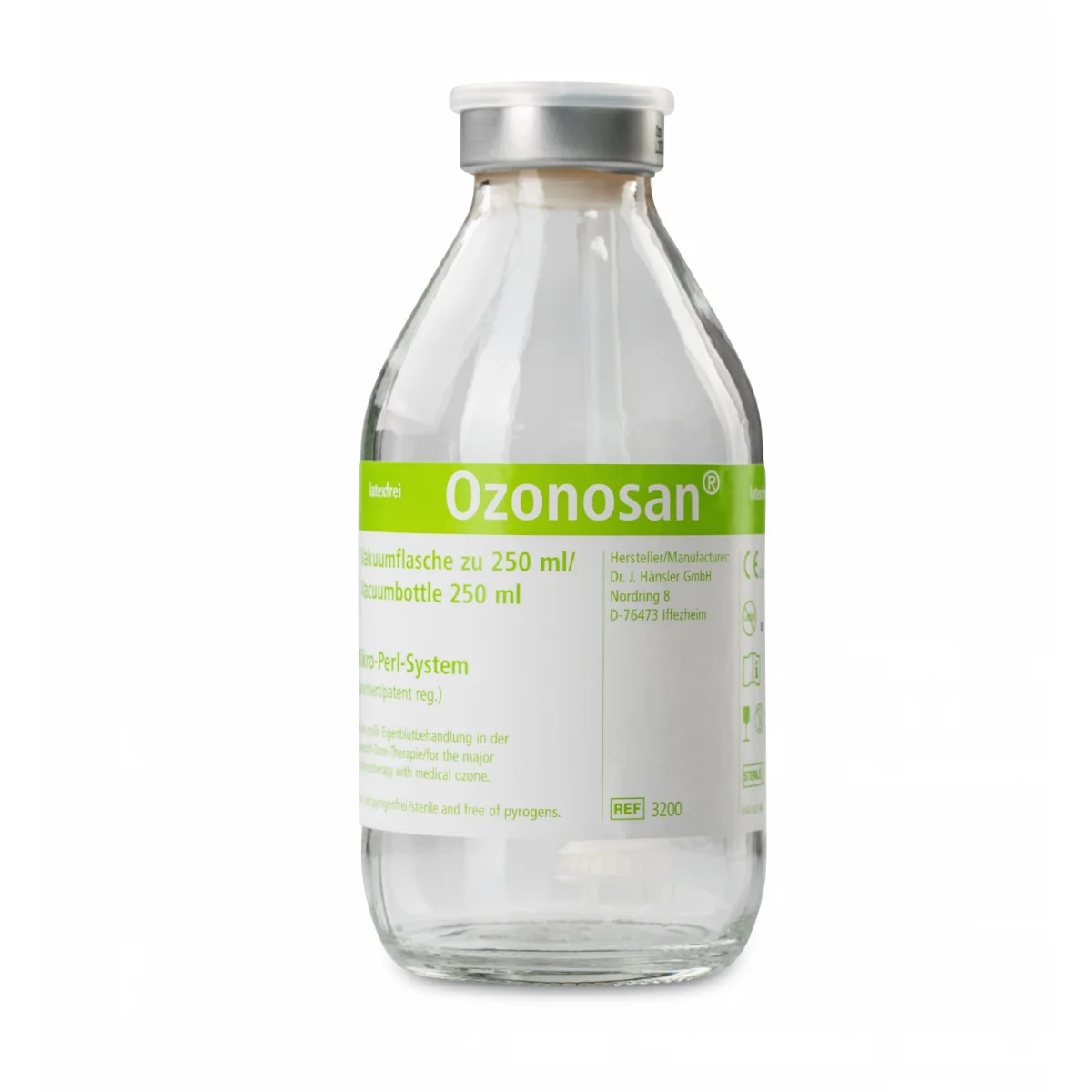 Ozonosan vacuümfles zonder Na-citraat Ozonosan vacuümfles zonder Na-citraat