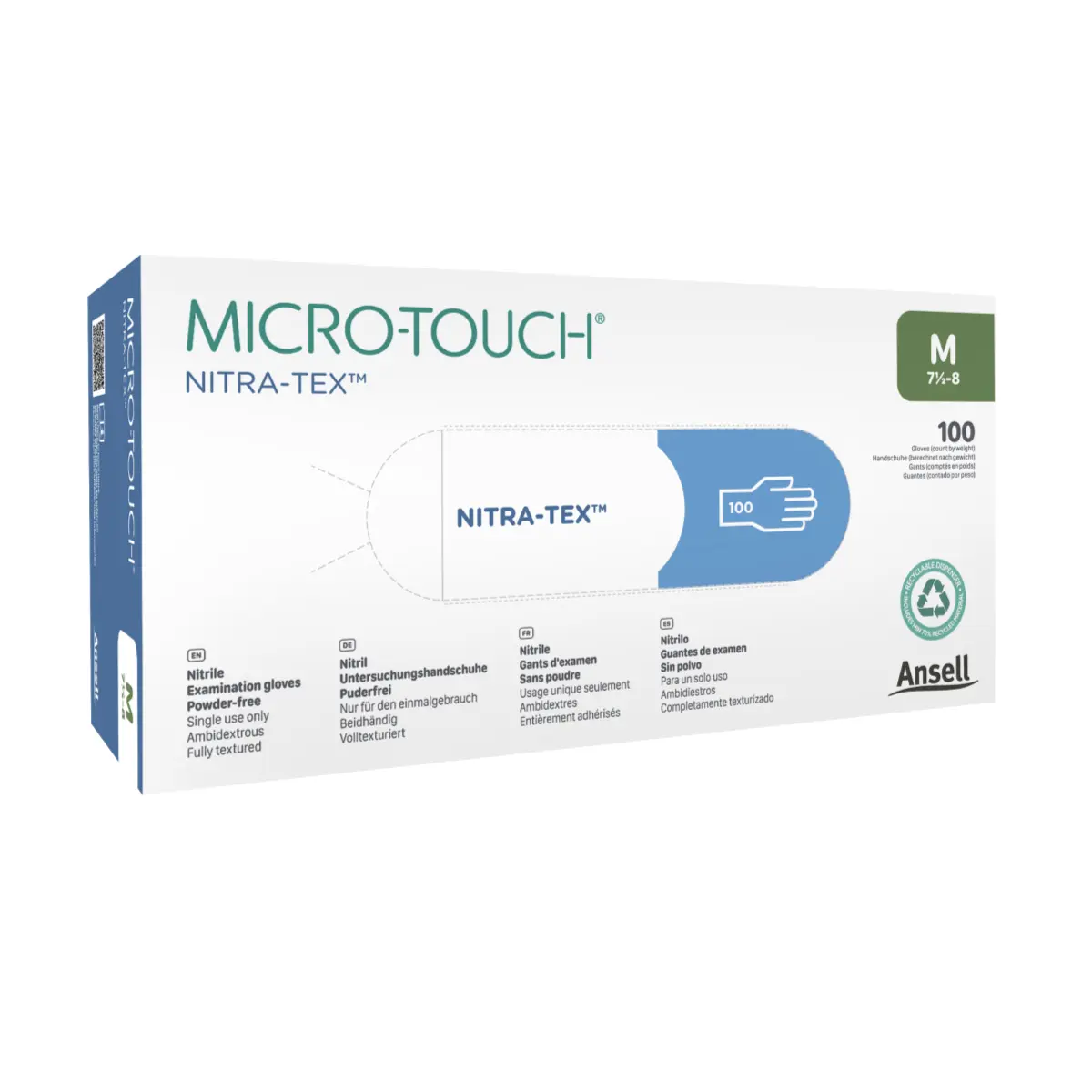  MICRO-TOUCH NITRA-TEX nitril-onderzoekshandschoenen 