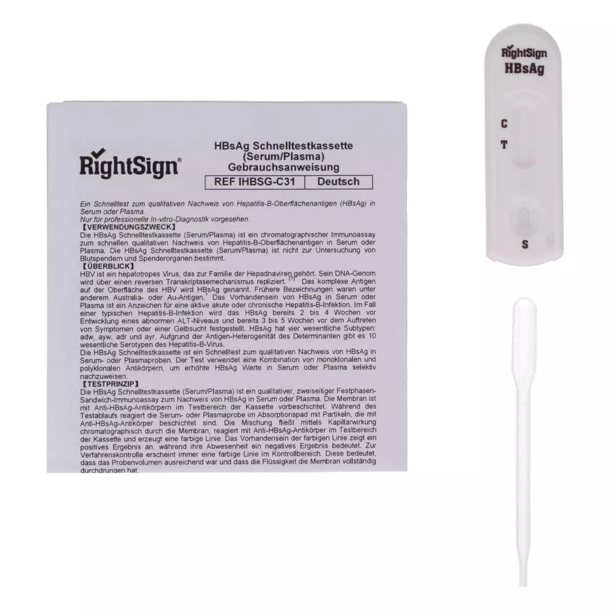  HBsAg Hepatitis B-antigeentest