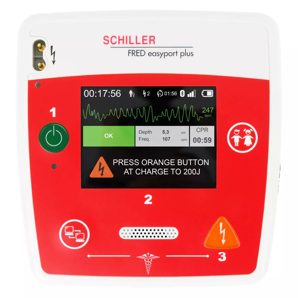  FRED easyport plus MAN defibrillator